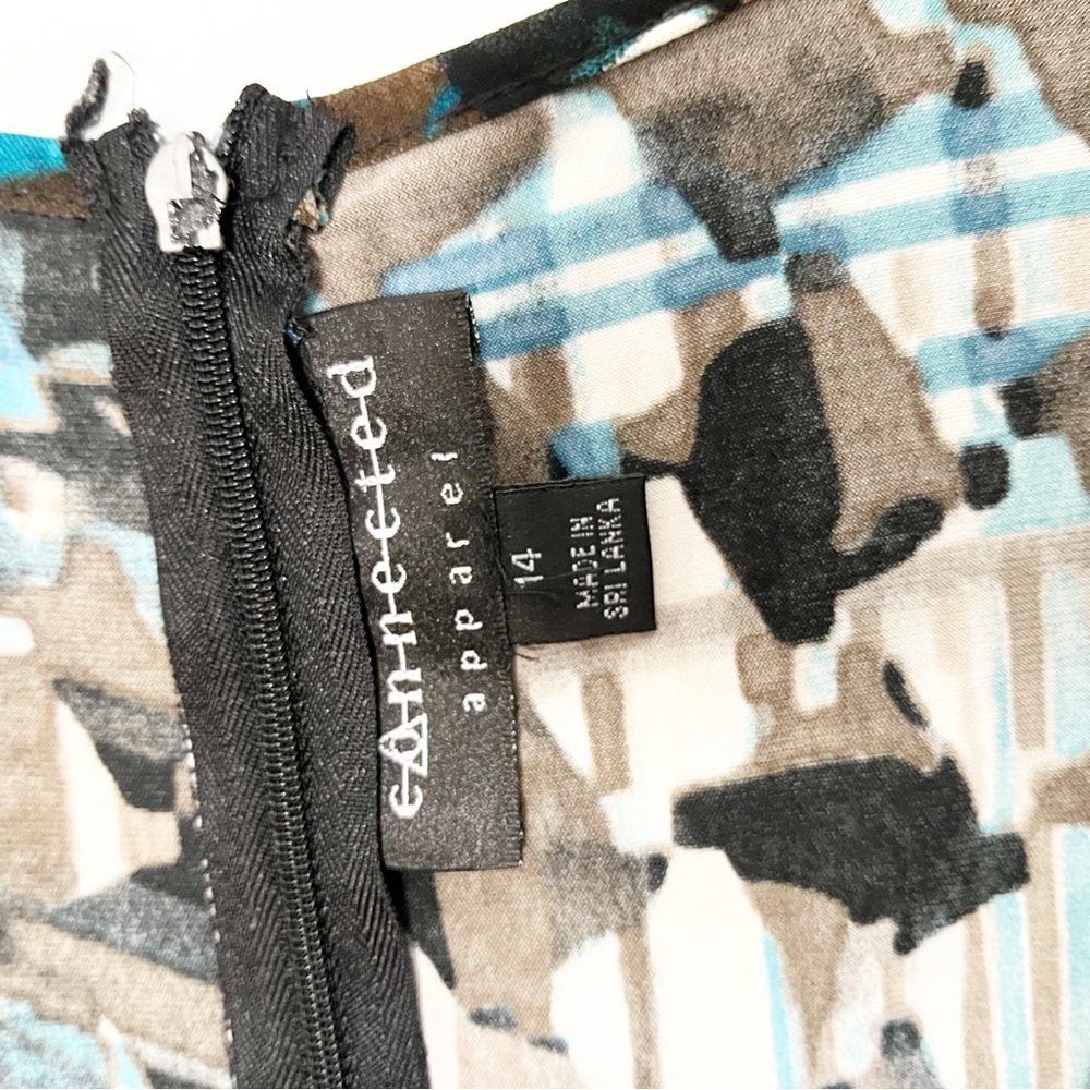 Connected Apparel Multicolor Patterned Cross Fron… - image 5